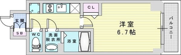 ArtizA淡路の物件間取画像